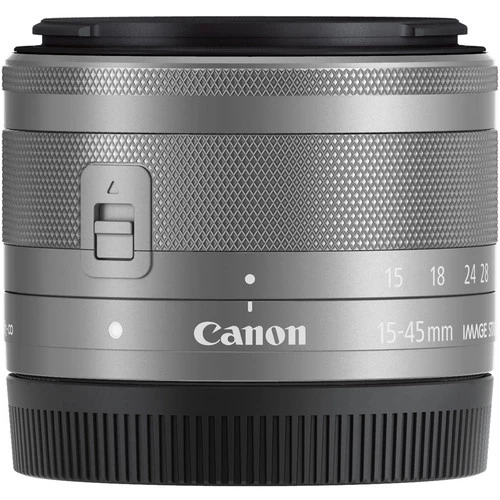 Jual Canon EF-M 15-45mm f3.5-6.3 IS STM Lens (Silver) Harga